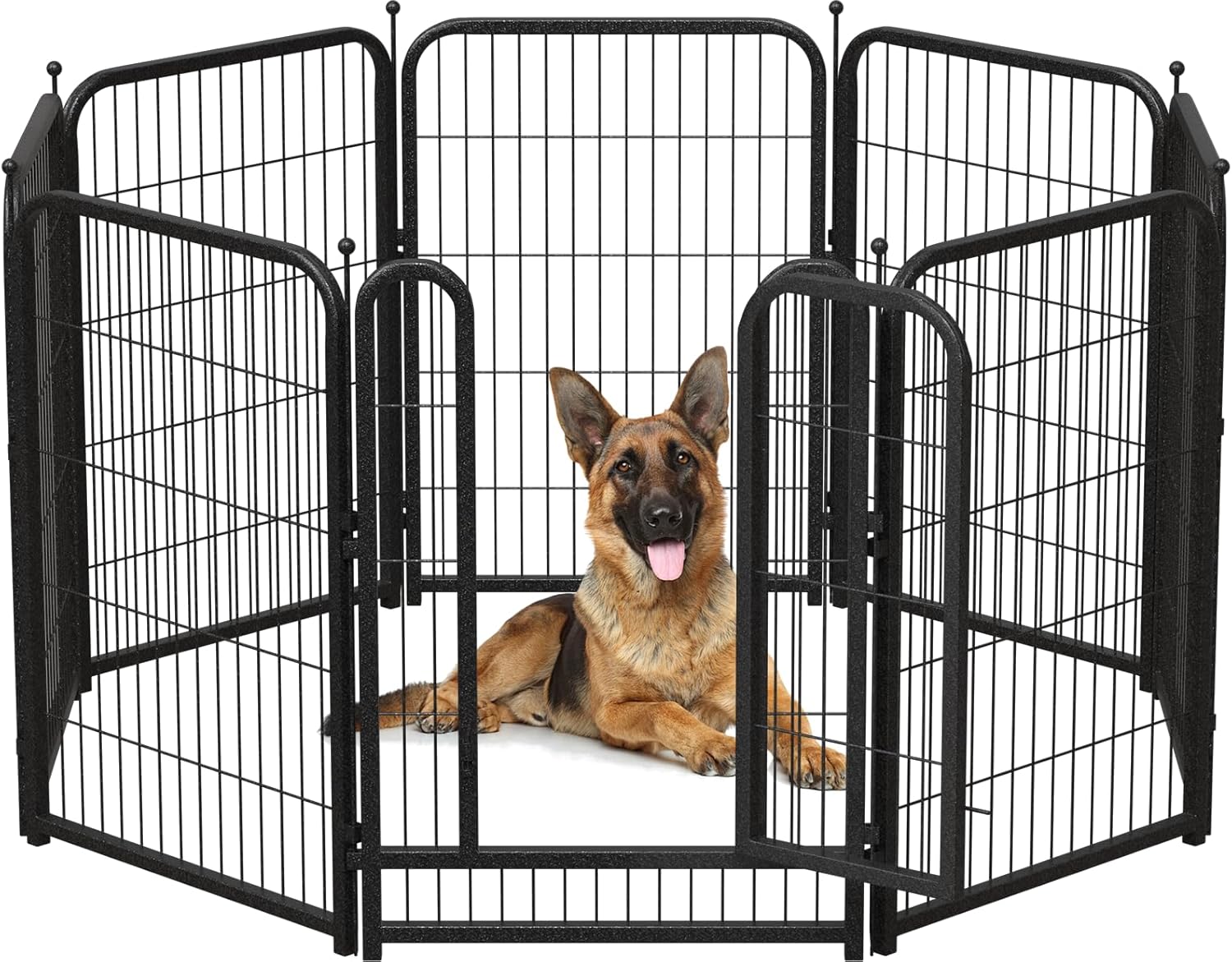 Metal Dog Playpen for Indoor & Outdoor Bliss, 40 Inch Height