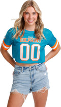 Women's NFL Fashion Gameday Mesh Crop Jersey - Team Style