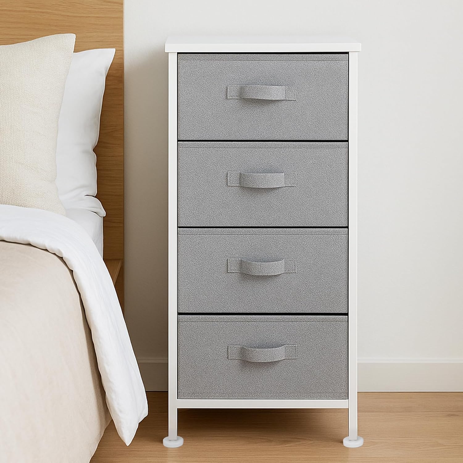4-Drawer Fabric Storage Organizer Unit for Closet and More