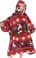 Kids Sherpa Hoodie Blanket for Girls - Oversized Wearable Blanket