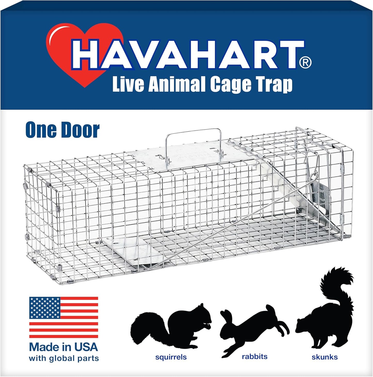 Havahart Medium 1-Door Humane Animal Trap for Rabbits & More