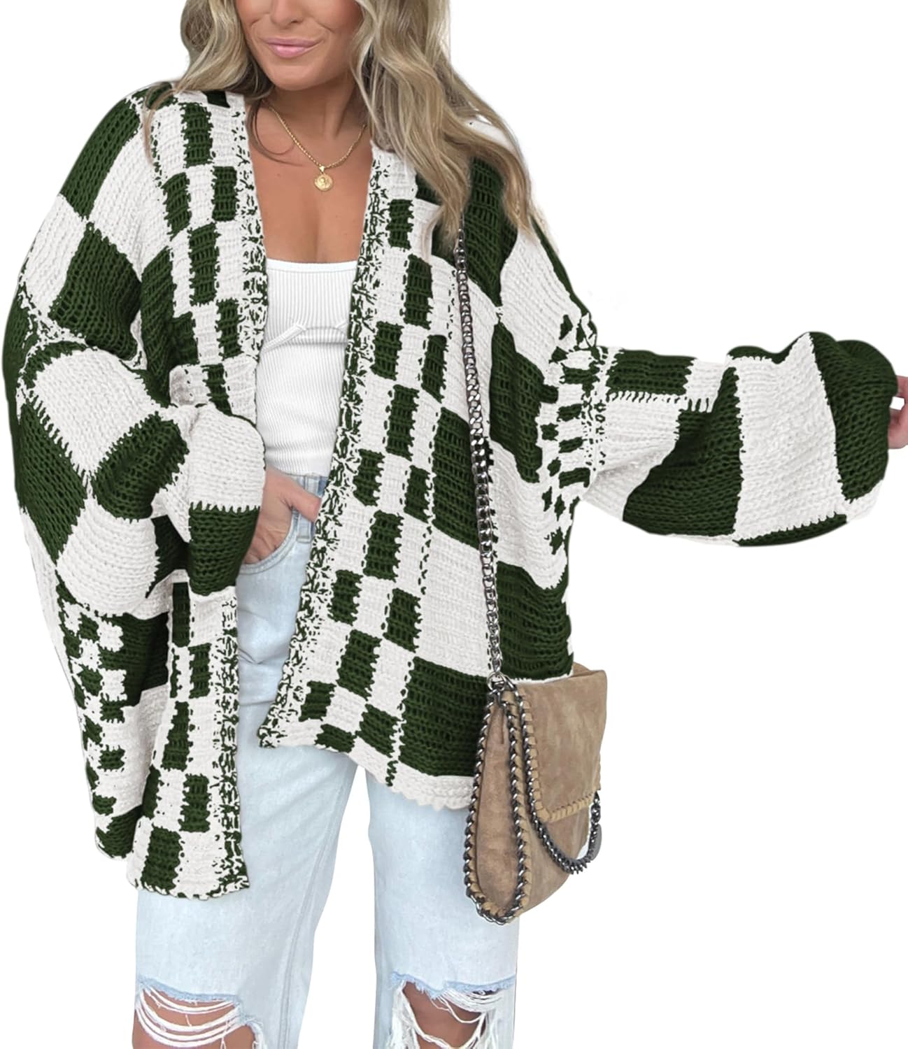 Casual Cardigan Sweater for Women Fall 2025 - Chunky Knit Style
