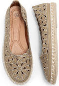 Womens Ballet Flat Daisy Round Toe Dress Shoes - Slip On Comfort