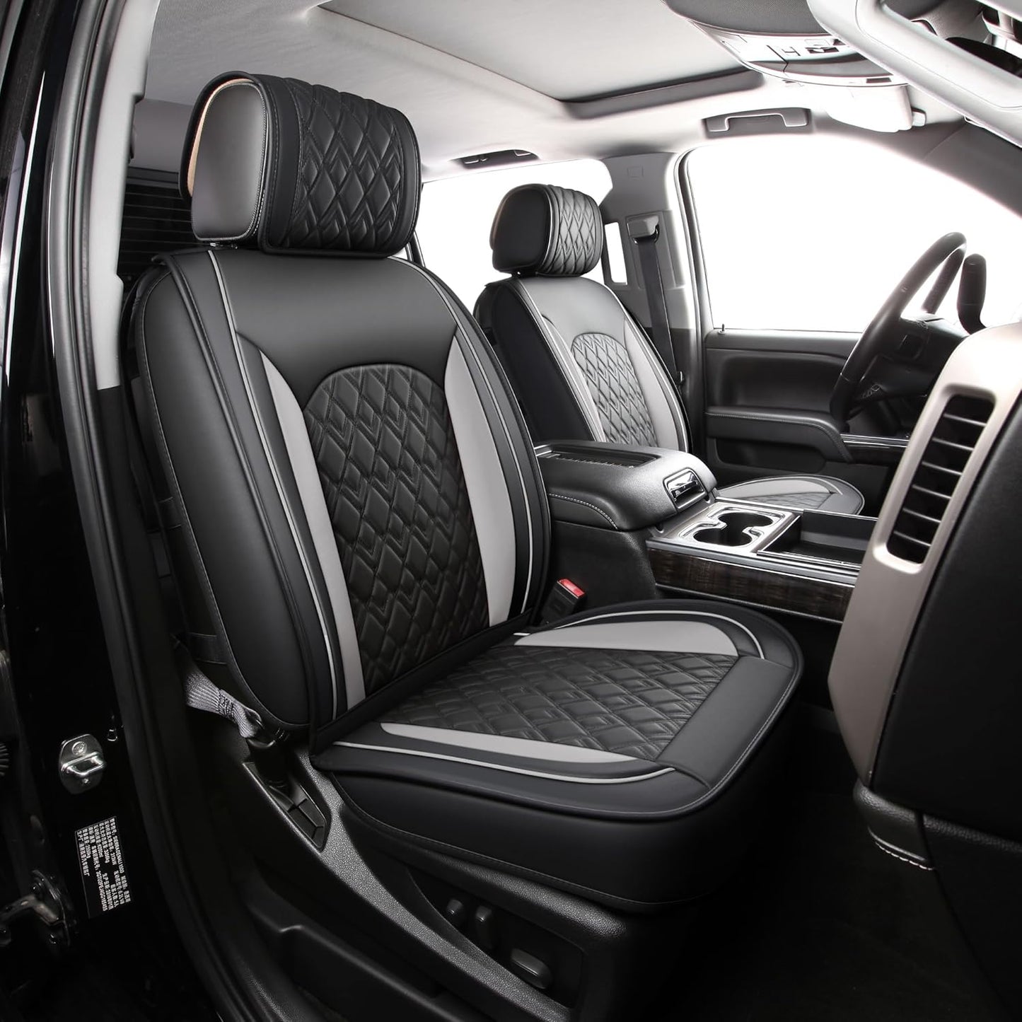 Custom Fit Leather Seat Covers for Chevy Silverado 2007-2024