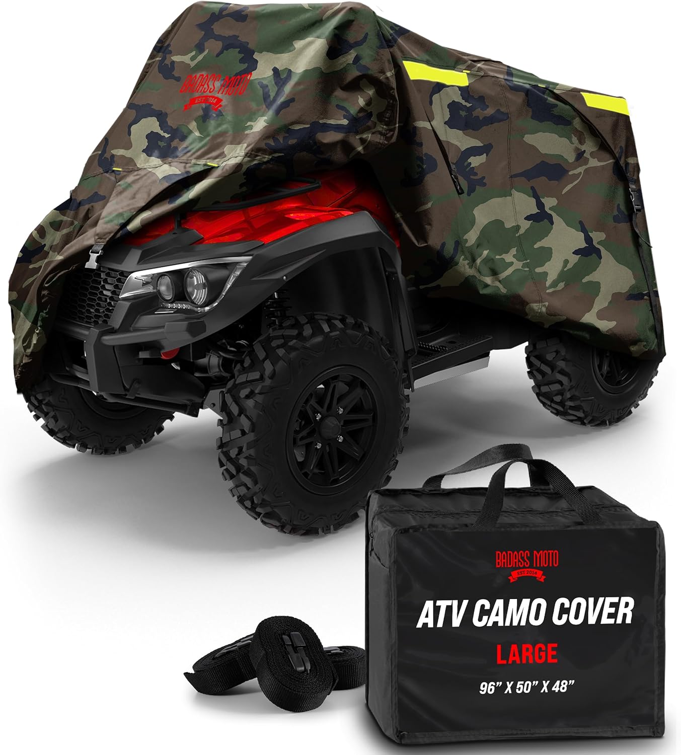 Badass Moto Camo ATV Covers Waterproof Heavy Duty Protection