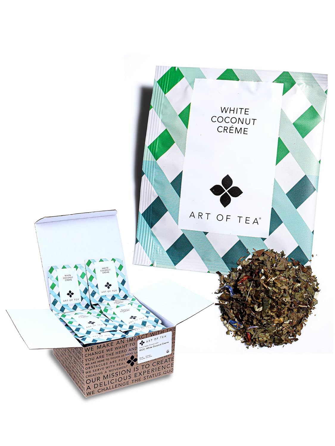 Art of Tea White Coconut Creme Tea - 50 Eco Friendly Sachets