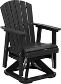 Adirondack Swivel Glider Chair - All-Weather Comfort and 360 Rotation