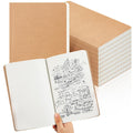 A5 Kraft Journal Refill 10 Pack - Refillable Grid Paper Inserts