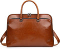 Blofinche Laptop Messenger Shoulder Bag Genuine Leather Briefcase