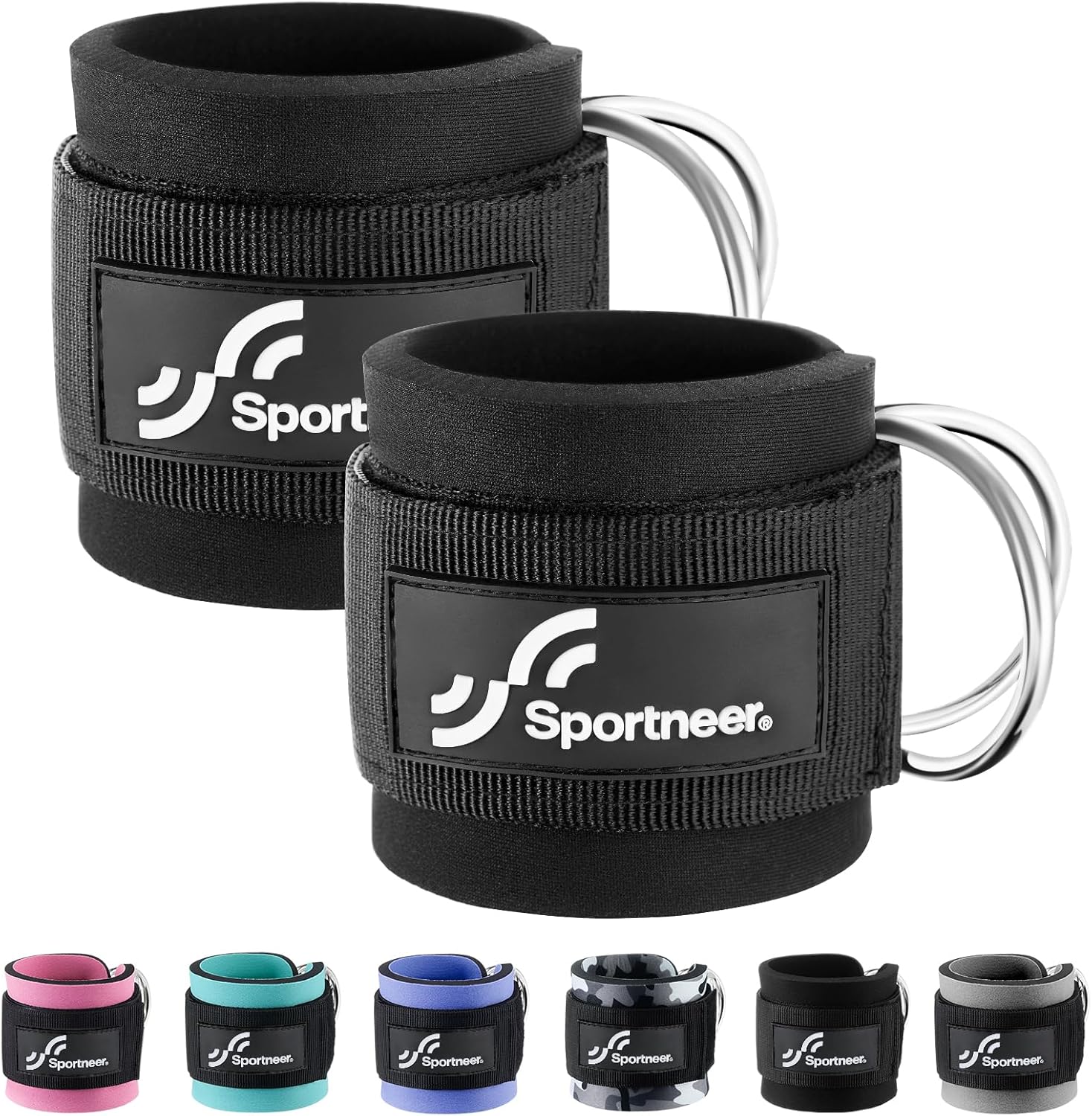 Sportneer Cable Kickback Ankle Straps - Tone Glutes