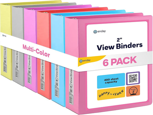 3 Slant D-Ring Binder 2 Inch Heavy Duty School Supplies