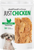 JustFoodForDogs Chicken Healthy Dog Treats - Single-Ingredient Snack
