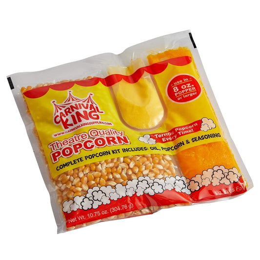 Carnival King Popcorn Kit - Fresh & Easy Popping - 48 Packs|