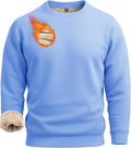 Boladeci Men's Sherpa Lined Crewneck Sweatshirt - Thick Thermal Warmth