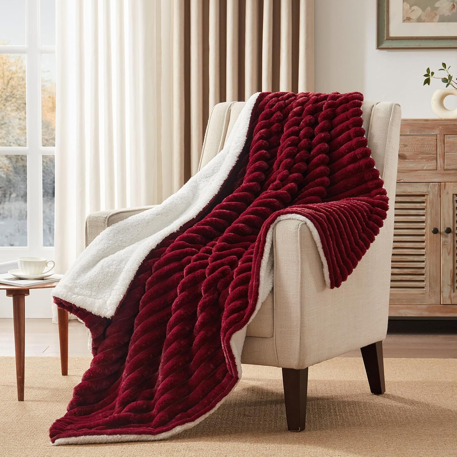 Westinghouse Heated Throw Blanket - Super Cozy Faux Fur Luxury