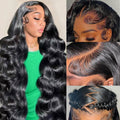 32 in 13x6 Body Wave Lace Front Wig - Full 200 Density Natural Look