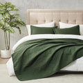 Hansleep Olive Green Quilt California King Size - All Season Coverlet