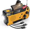 Hand Crank Emergency Radio NOAA Weather Radio - Solar 7400mWh
