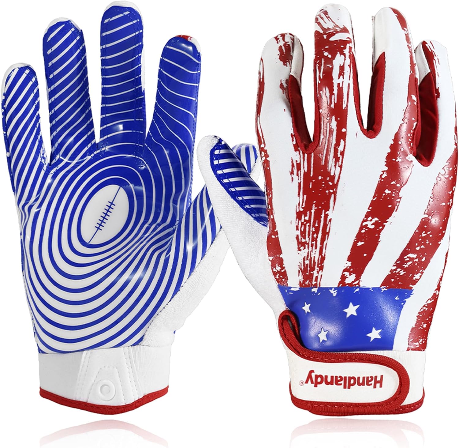 Sticky Youth Football Gloves for Kids by HANDLANDY