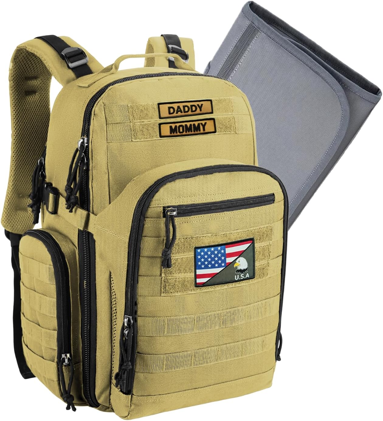 MIRACOL Military Diaper Bag for Tactical Dads - Rugged Design