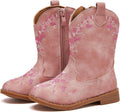 Toddler Girls Cowboy Boots Mid Calf - Cozy Western Style