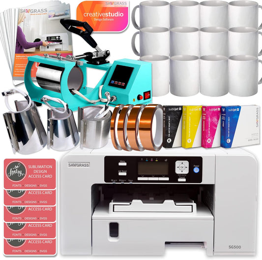 Sawgrass SG500 Bundle: High-Definition Sublimation Starter Kit