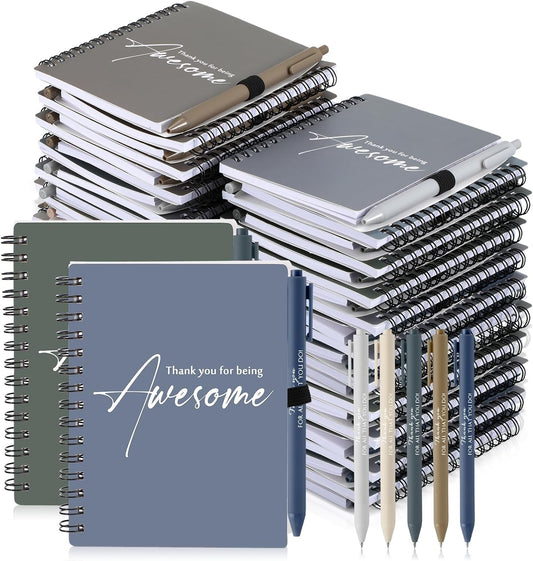 Honoson Spiral Notebook Sets Bulk for Employee Appreciation Gifts