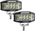 3 Inch LED Pods 2PCS 40W Flood Spot Ditch Lights - Compact Offroad