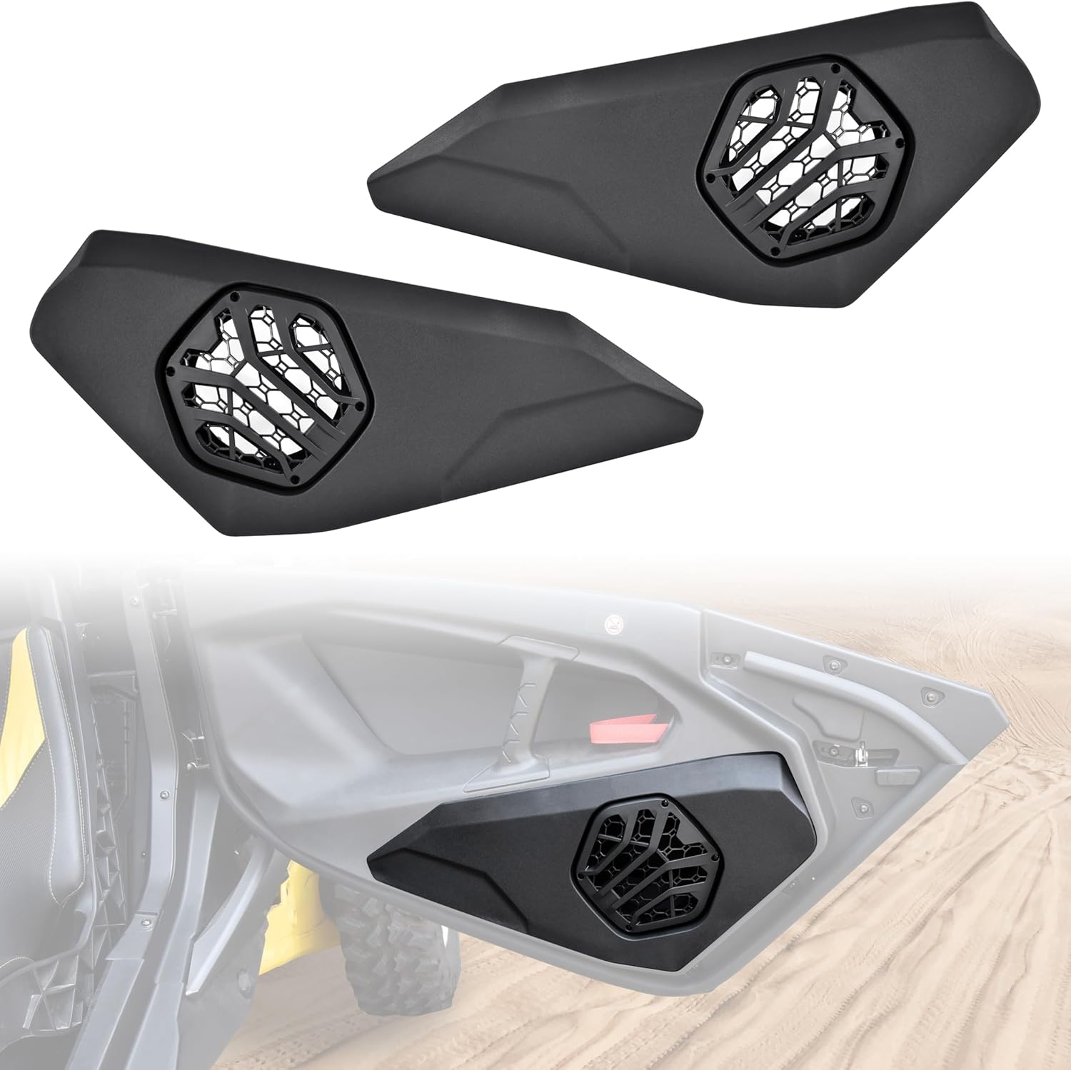 SAUTVS Door Speaker Pods for Can-Am Maverick R Models 2024