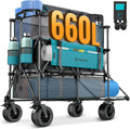 Double Decker Wagon 3 Layer 660L Collapsible Cart - Extra Capacity