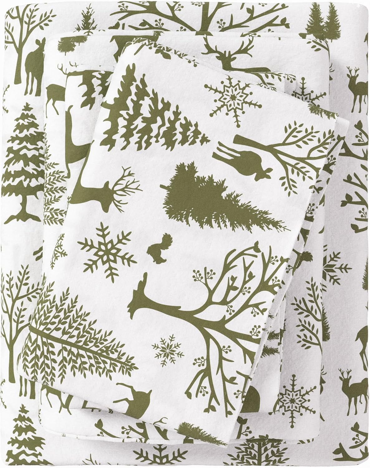 Cozy Queen Size Flannel Sheet Set for Rustic Bedding Style