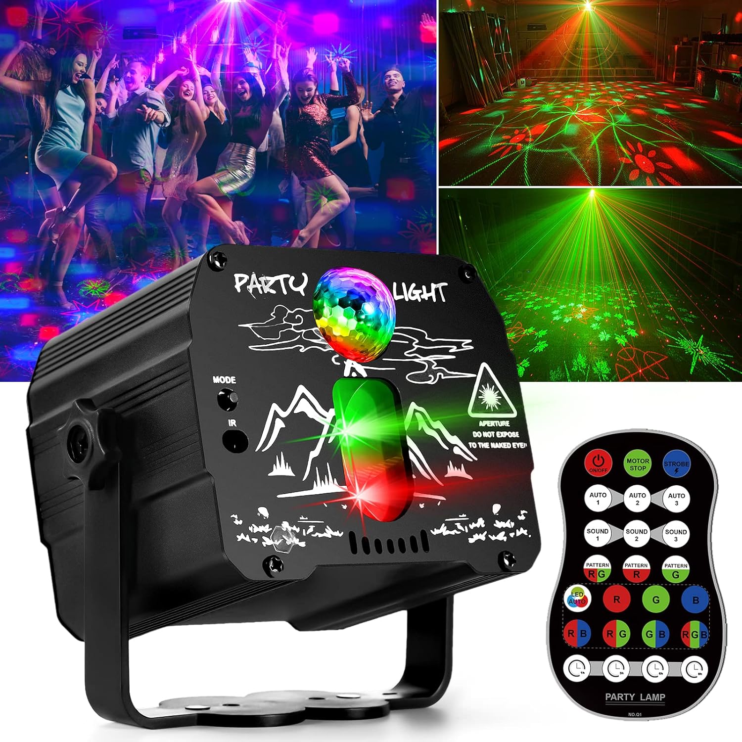 Aimeizi Laser Lights for Party - RGB Strobe Light Effects