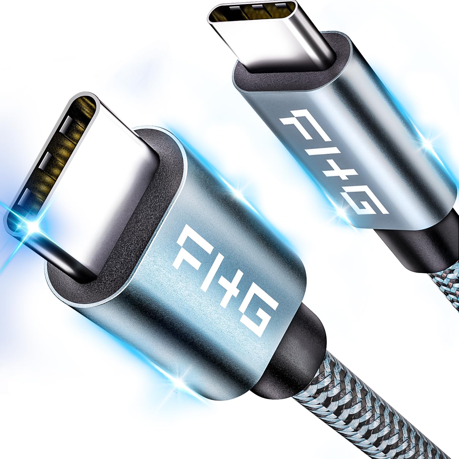 Fast Charge 60W USB C Cable 2Pack - 20% to 90% in 30mins!