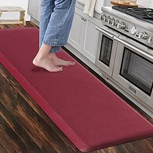 Carvapet Anti-Fatigue Floor Mat for Kitchen Comfort and Safety