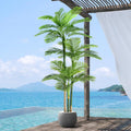 8.5ft Artificial Golden Cane Palm Tree - Extra Tall Lifelike Decor