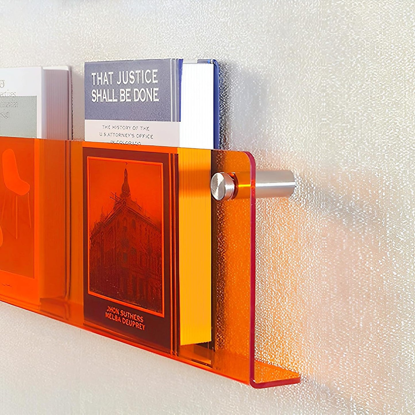 Stylish 2-Pack Acrylic Magazine Holder for Home and Office