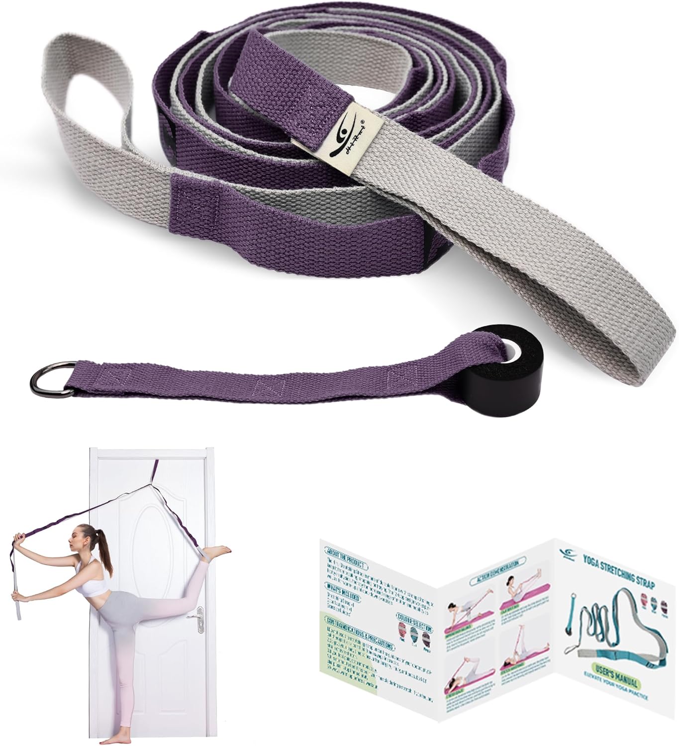 HiRui 14-Loop Stretch Strap - Ultimate Flexibility Tool!