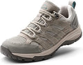 Women's Lightweight Hiking Shoes - Breathable Leather Mesh Trail