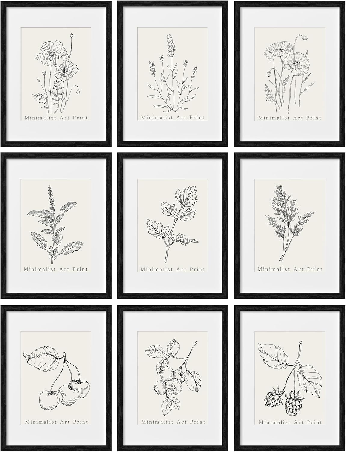 eletecpro 12x16 Picture Frames Set of 9 for Stunning Displays