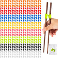 1000 Pcs Reusable Chopsticks Helper Multicolor Plastic Practice