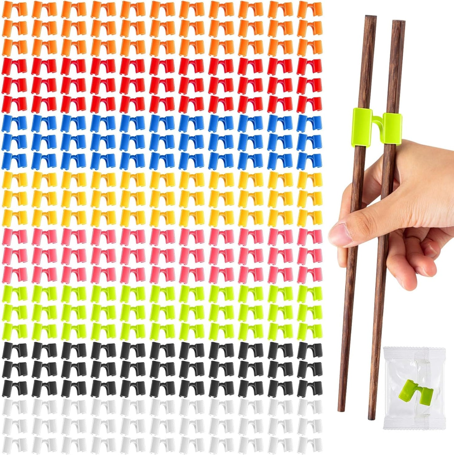 Reusable Chopsticks Helper for Adults - Multicolor Practice Trainer