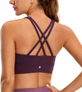 Butterluxe Strappy High Neck Longline Sports Bra - Comfortable Medium