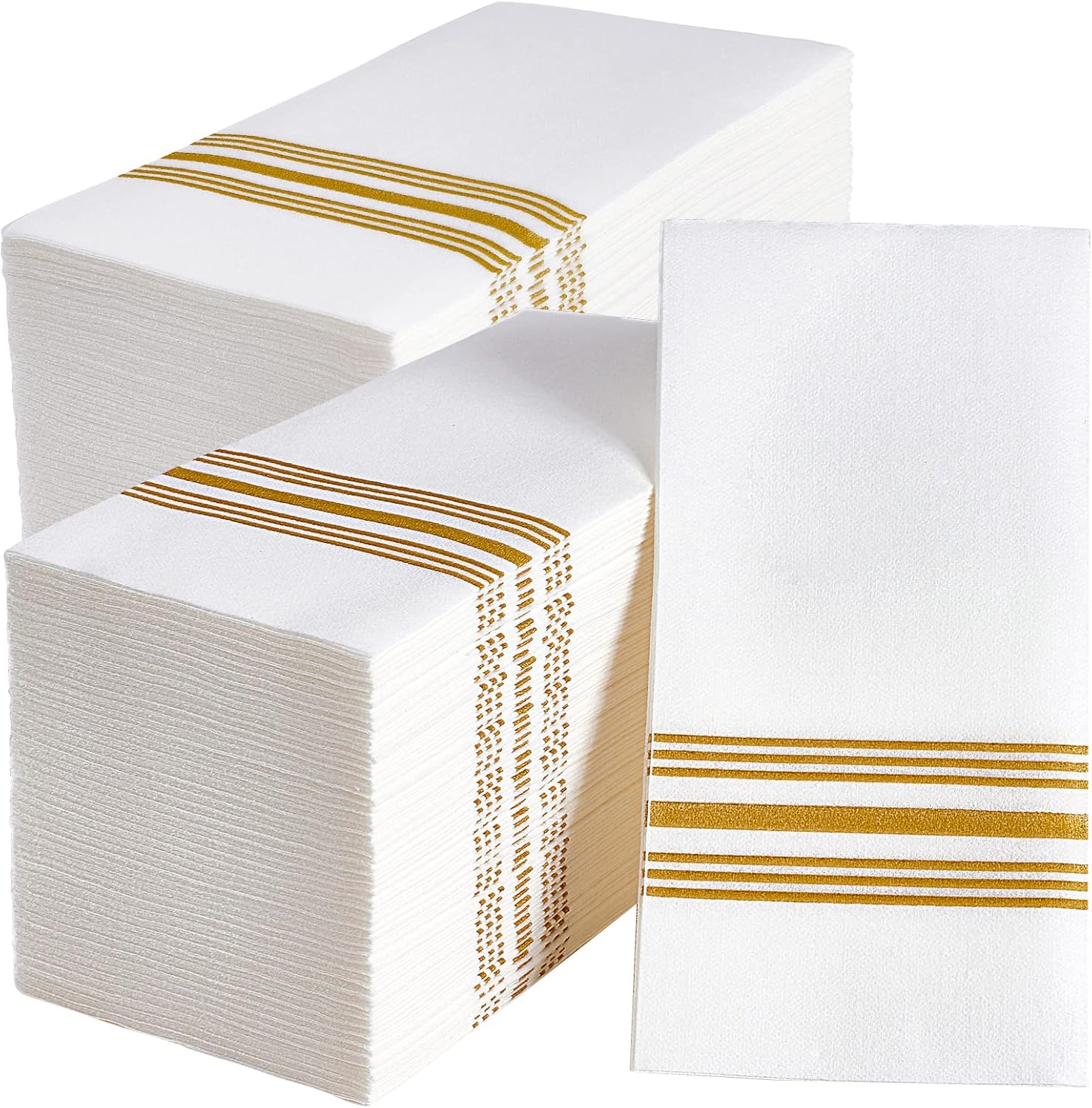 Vplus 300 PACK Guest Towels Disposable Soft Cloth Feel Napkins