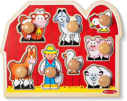 Melissa & Doug Farm Animals Jumbo Knob Puzzle