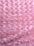 Sedona Designz Rose Faux Fur Fabric by the Yard - Soft Plush Material