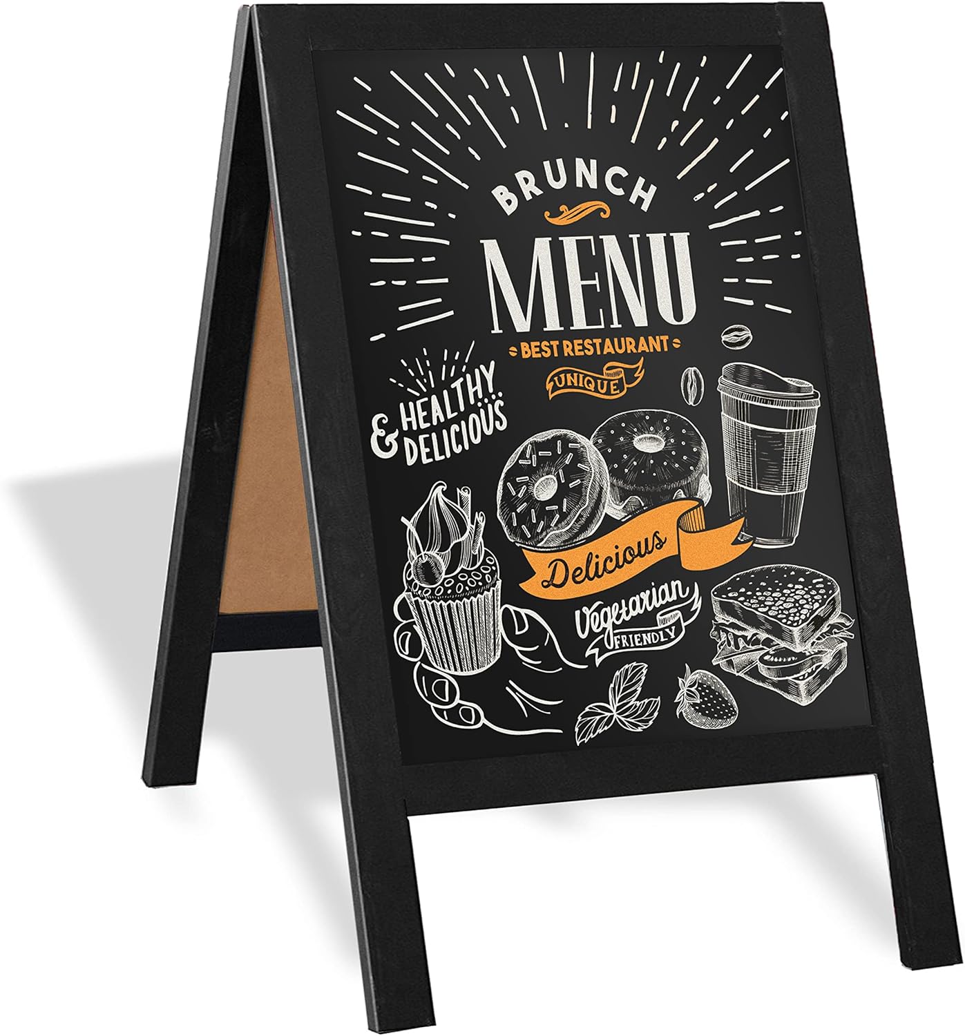 Magnetic Sidewalk Chalkboard Sign for Business & Weddings