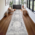 RUUGME 3x14 Washable Runner Rug - Vintage Non Slip Stain Resistant