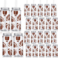Football Plastic Cups 24 Pack 14.2 oz Reusable Tumblers - Party Ready