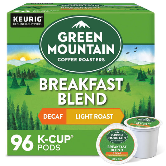 Energy Boosting Decaf Pods, Light Roast, 96 Count