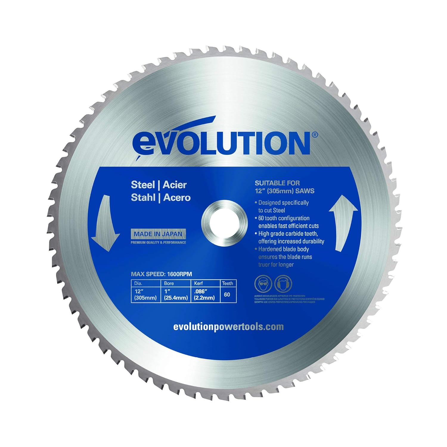 Professional 10 Inch TCT Saw Blade for Cutting Mild Steel